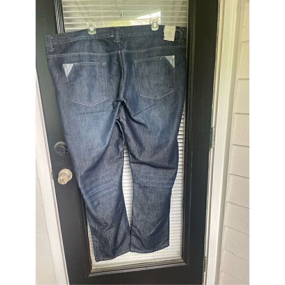 Free Planet Men’s Fit & Slim Straight Jeans Blue Size 48x32 - Picture 2 of 12